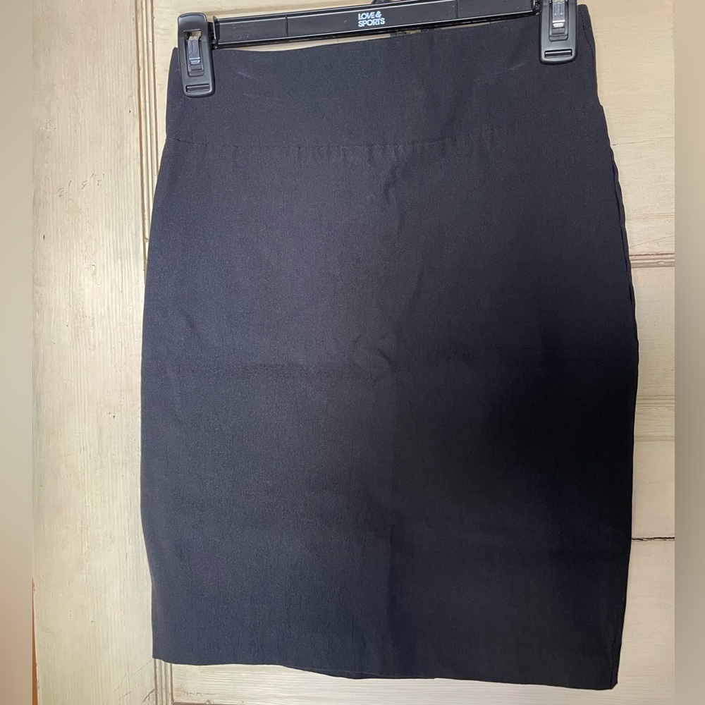 BCX High Rise Back Slit Pencil Skirt